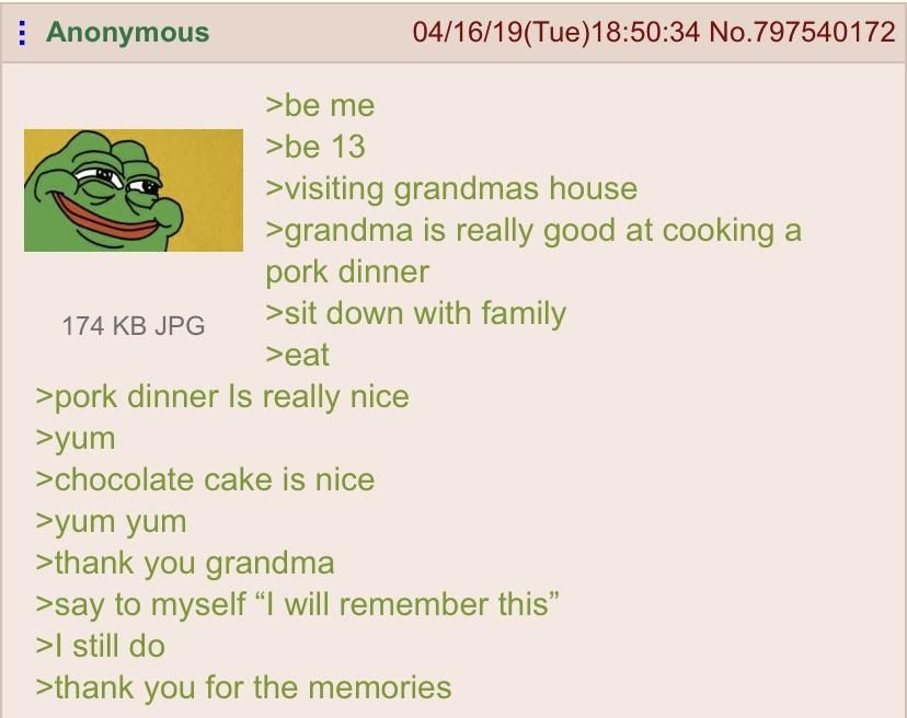 Anon loves his granny