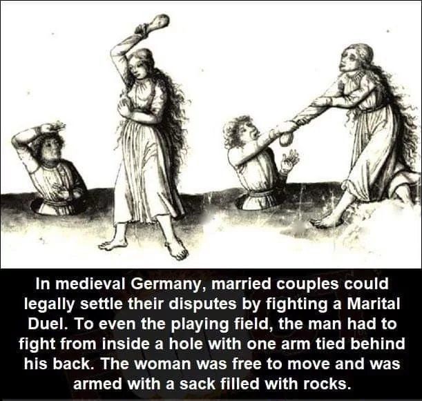 The germans were pretty brutal back in the day