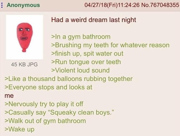 Anon has a dream