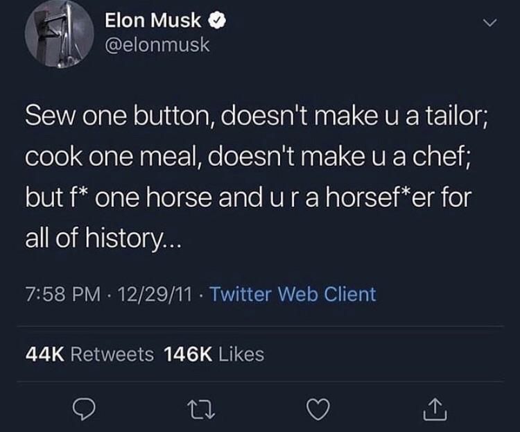 I mean Elon’s not wrong