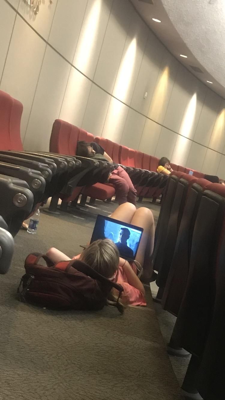 University students hard at work during lecture