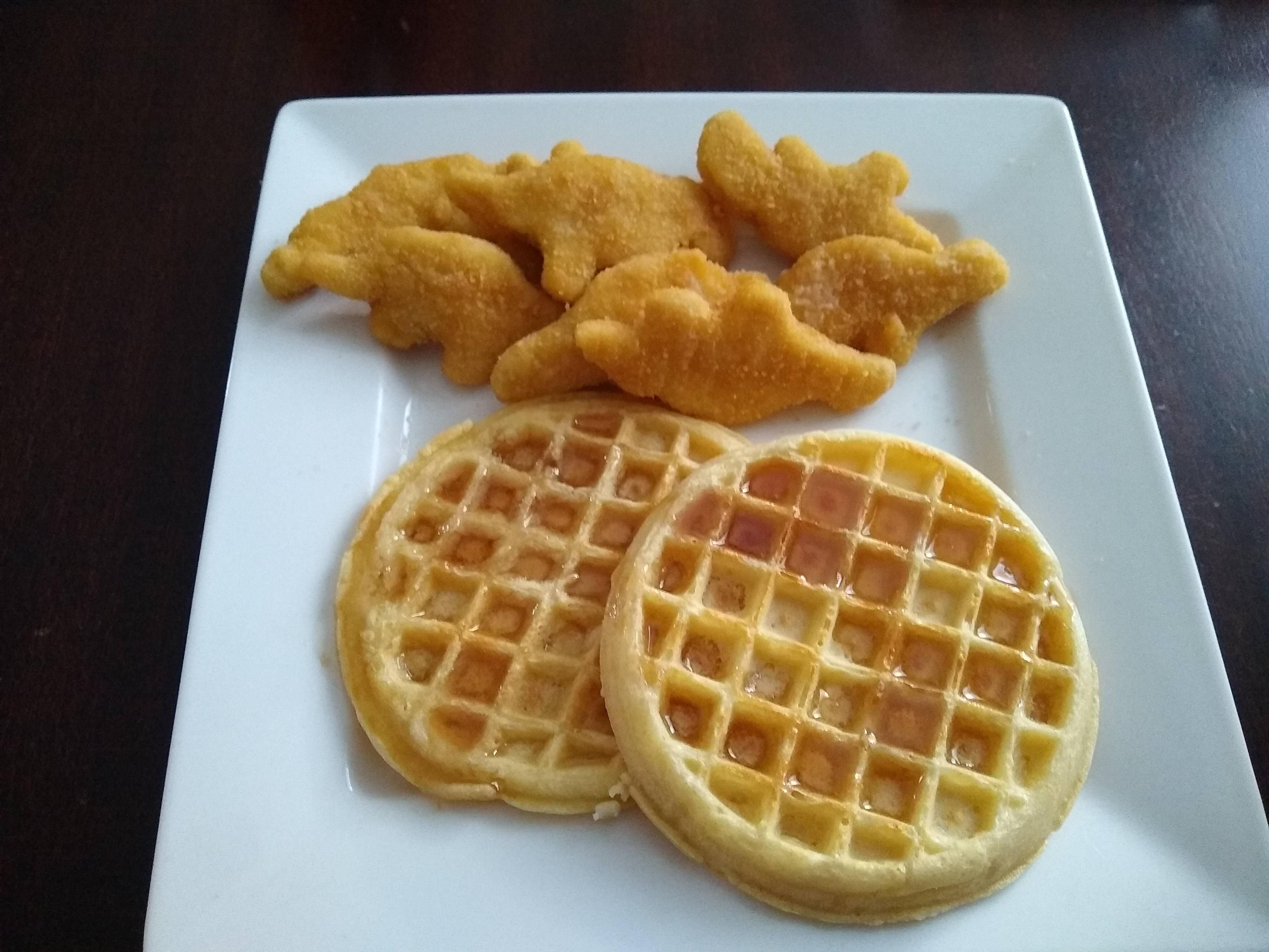 Poor man's chicken and waffles