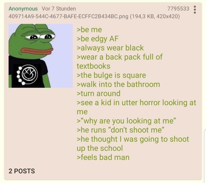Anon is edgy