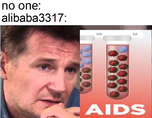 "haha lol it's only a few drops of blood you don't have to worry"