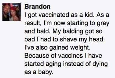 The effects of using vaccines are the real hell