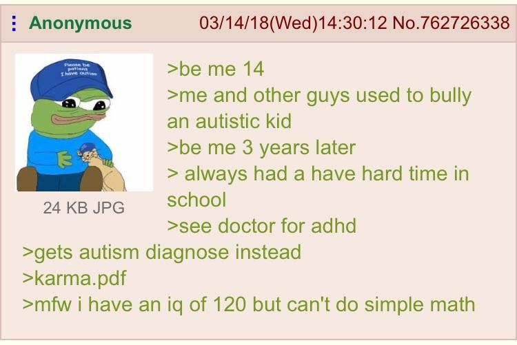 Anon the autist