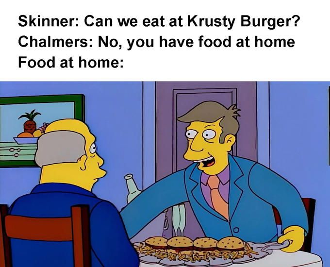 Some nice steamed hams
