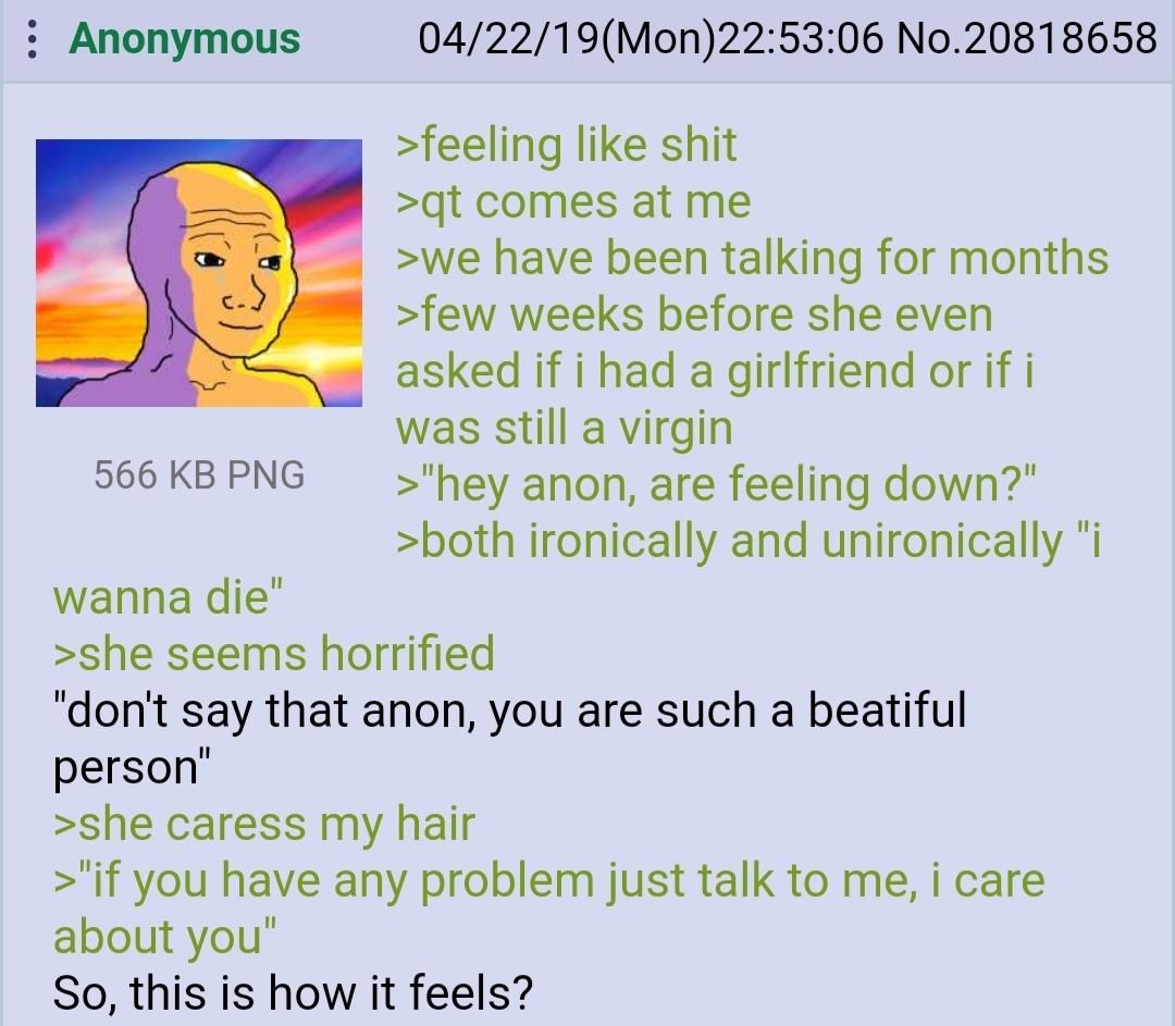 Anon wants to die