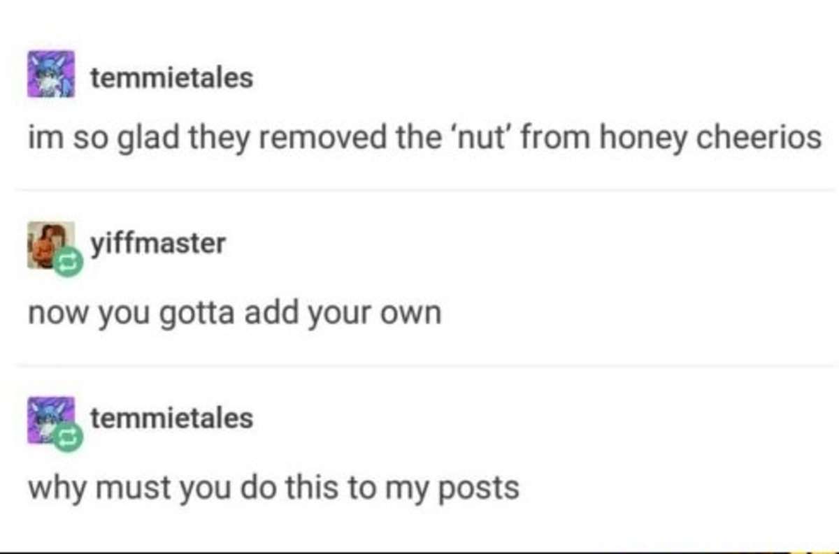 A gallon of nut a day keeps the bad thoughts away