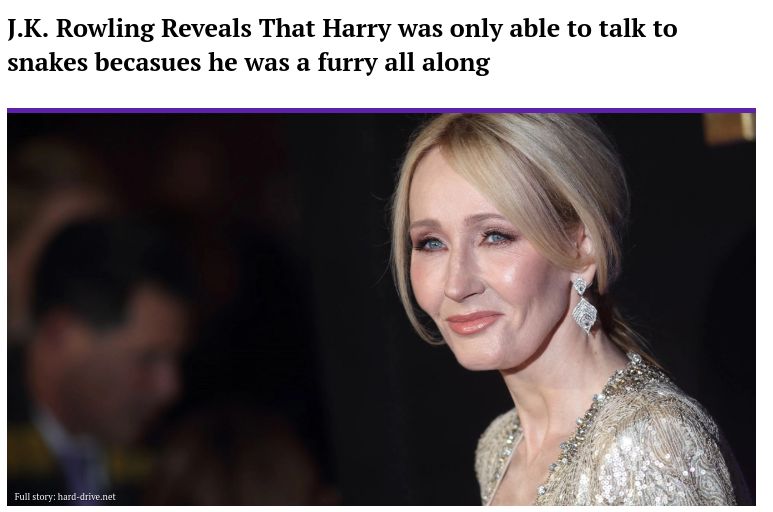 Enough is Enough Rowling!