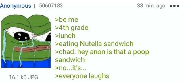 Anon at lunch
