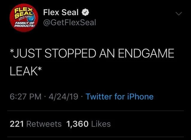 FLEX SEAL!