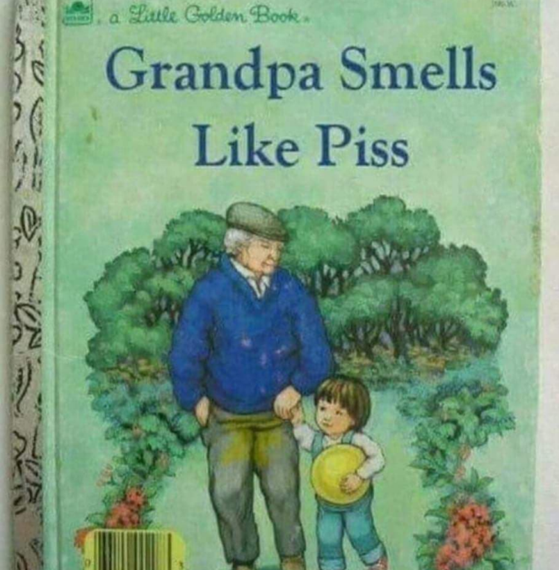 Whys he smell that way all the time?