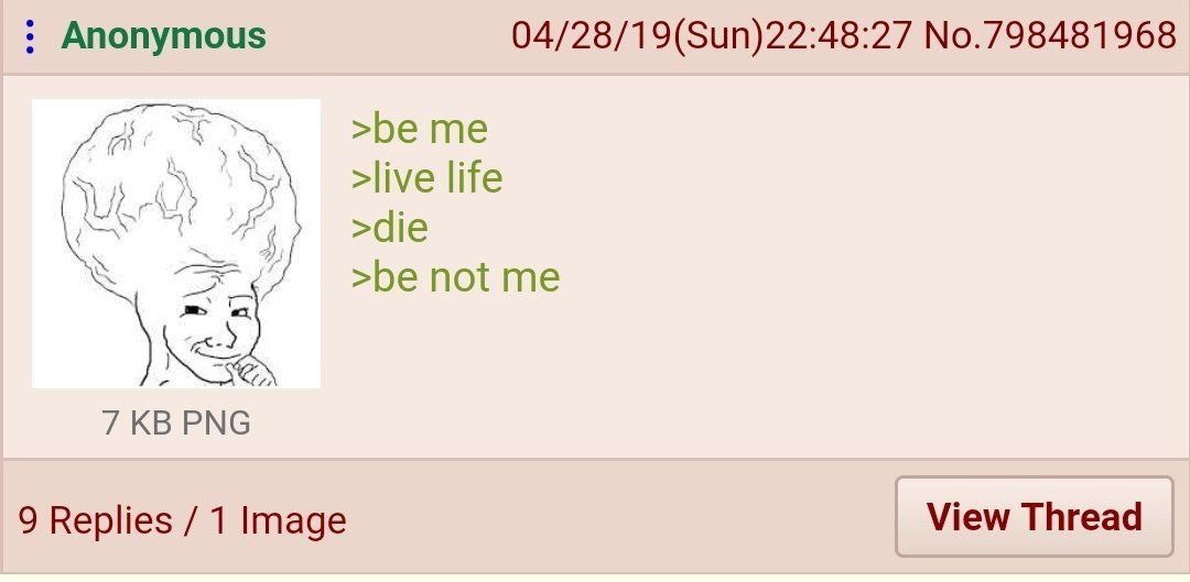 Anon has 900 IQ