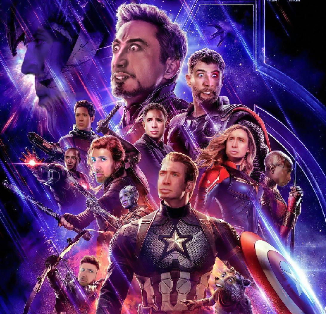 Nicolas Cage As All the Characters in Avengers: Endgame - I'm embarrassed to say how long this took me to make, but I felt the internet need this!