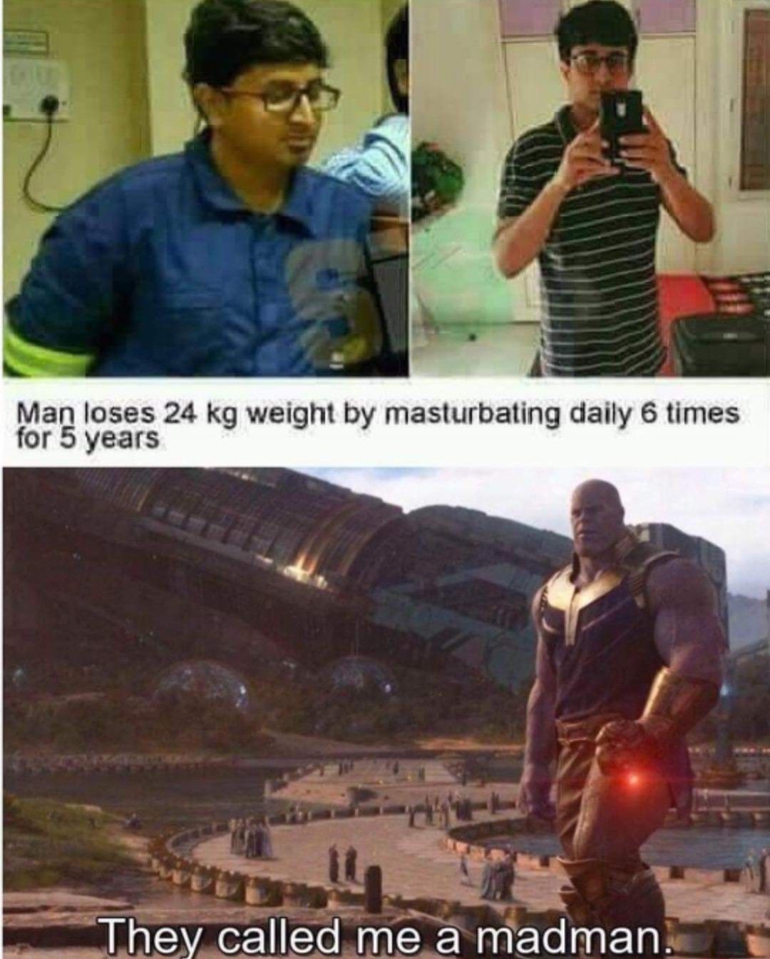 No wonder I'm so emaciated