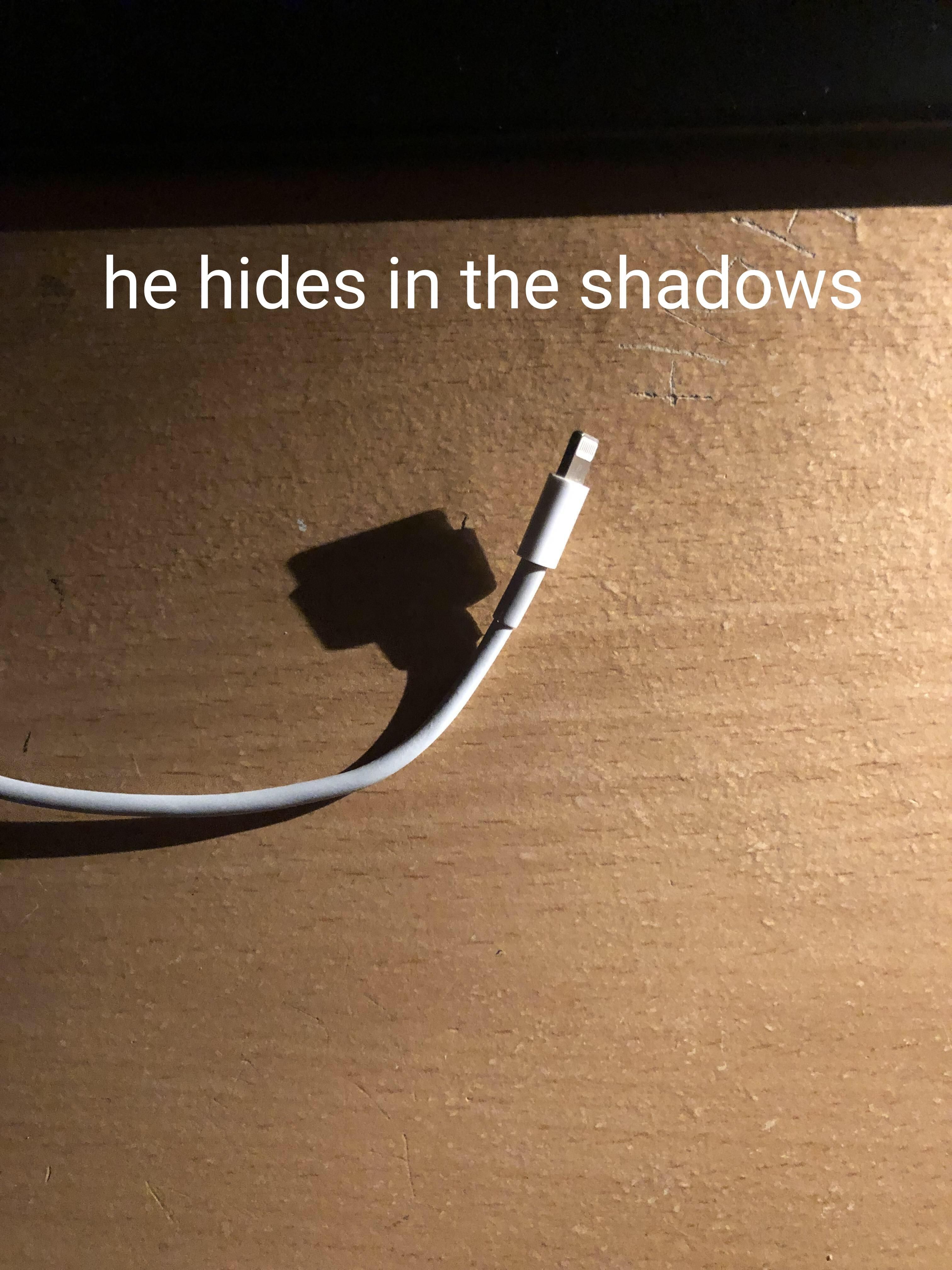 In the shadows