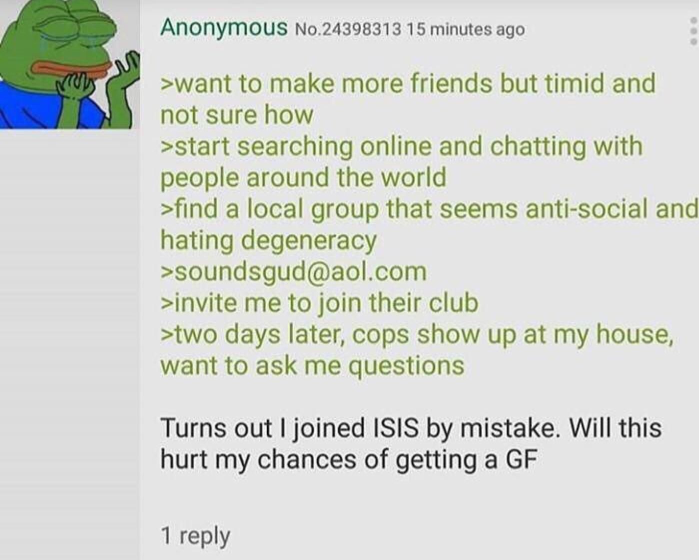 Anon looks for friends