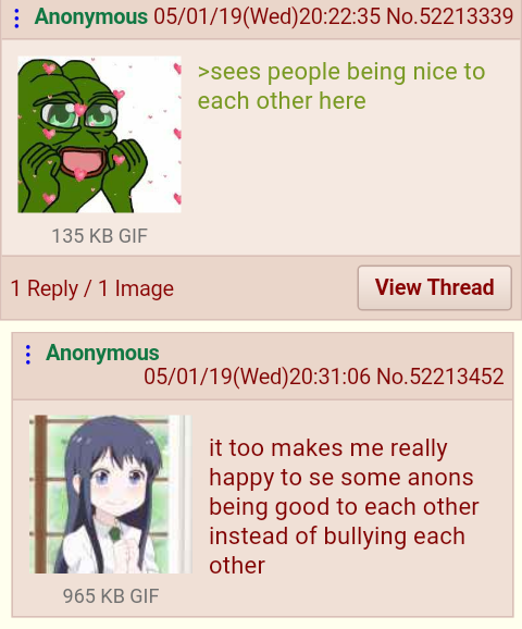 Anon is happy