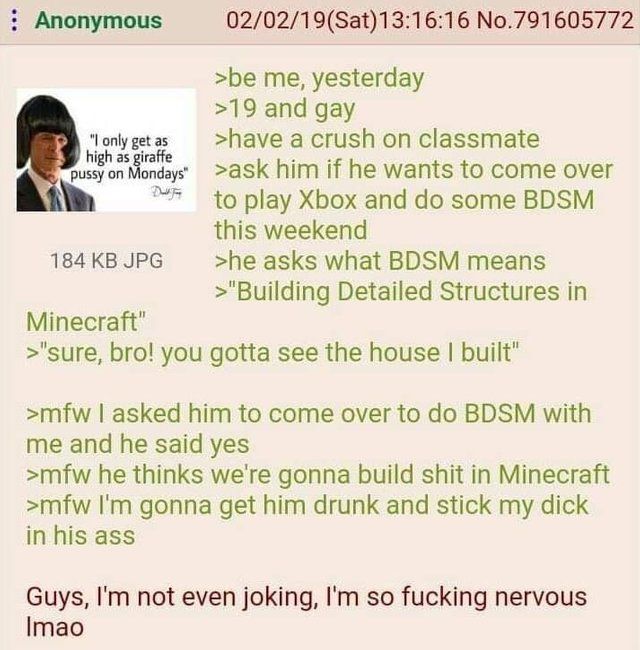 Anon is gay