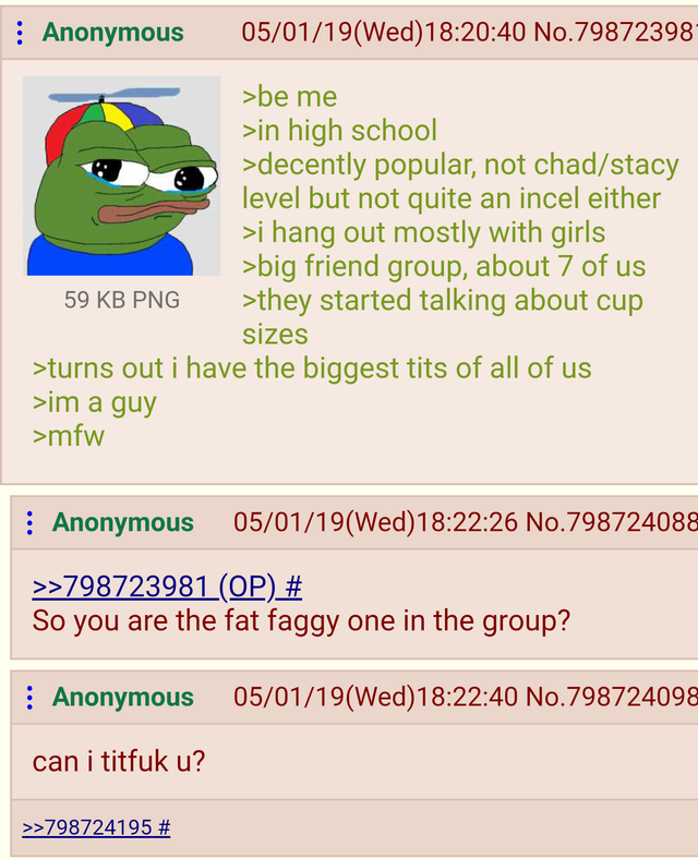 Anon got boobs