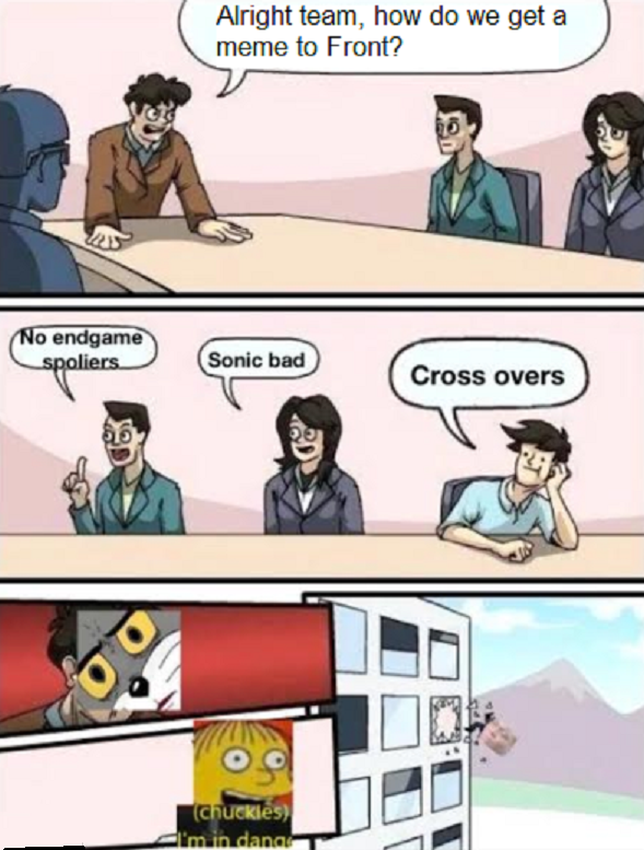 low effort crossover meme made in paint