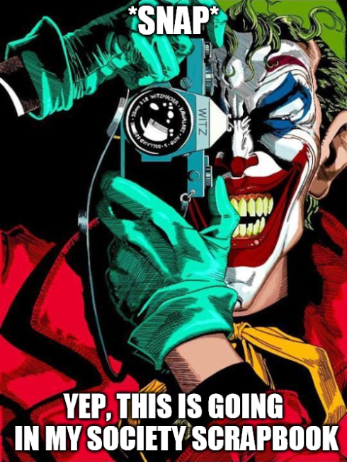 When you catch someone living in a society