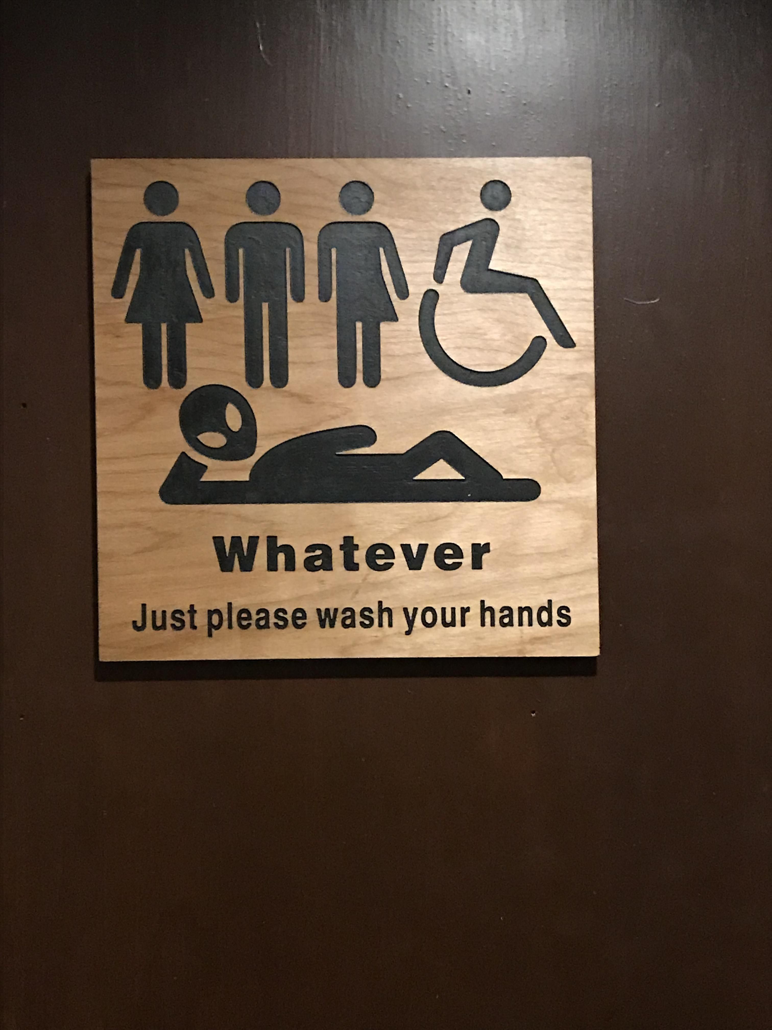 Best bathroom sign ever!