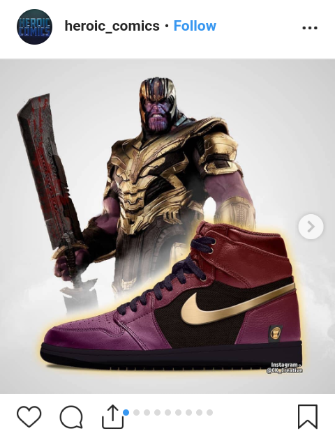 Thanos shoe! Thanos shoe! Back from hell to haunt me after all these years