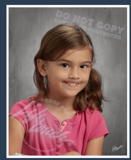 My daughter's school picture. I have no words.