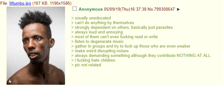 Anon dislikes a certain group of people
