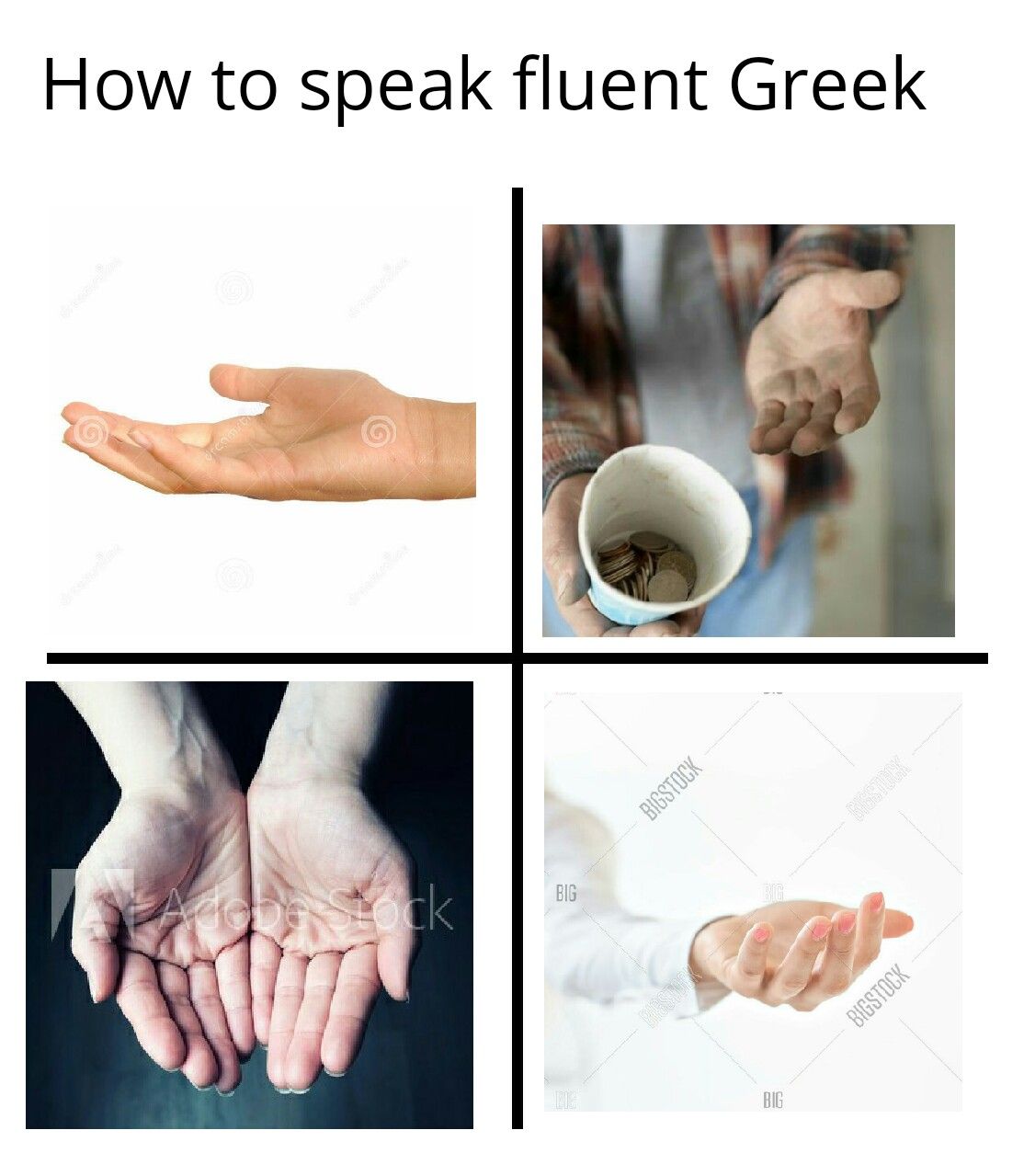 In response to the now outdated "how to speak Italian" memes