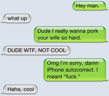 Oh, I thought it was pork. Its cool.