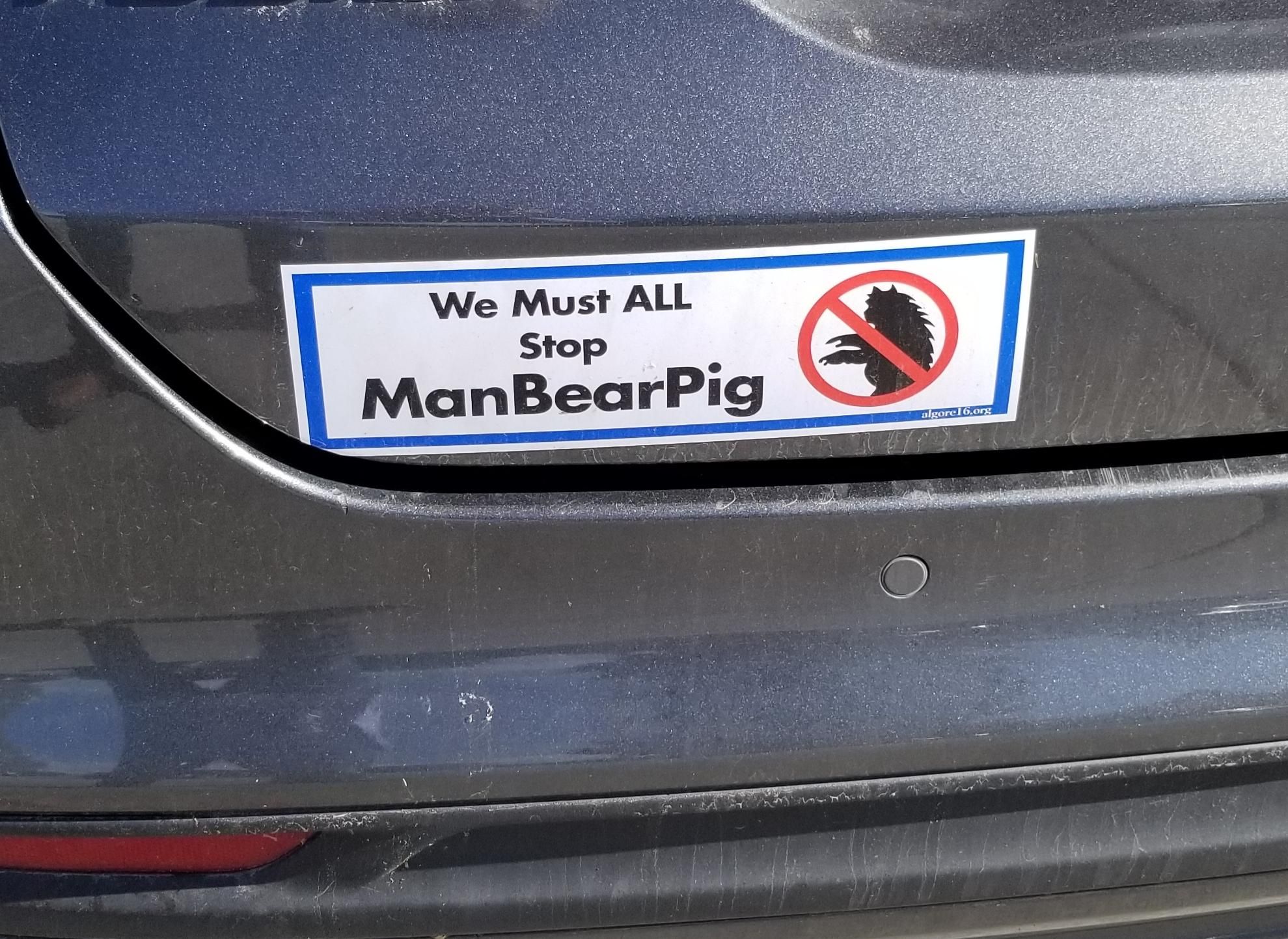 Spotted this sticker today. I'm super serial, guys!