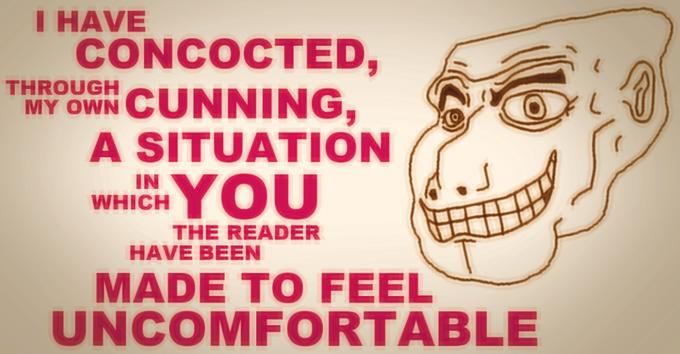 Weirdposting in a nutshell