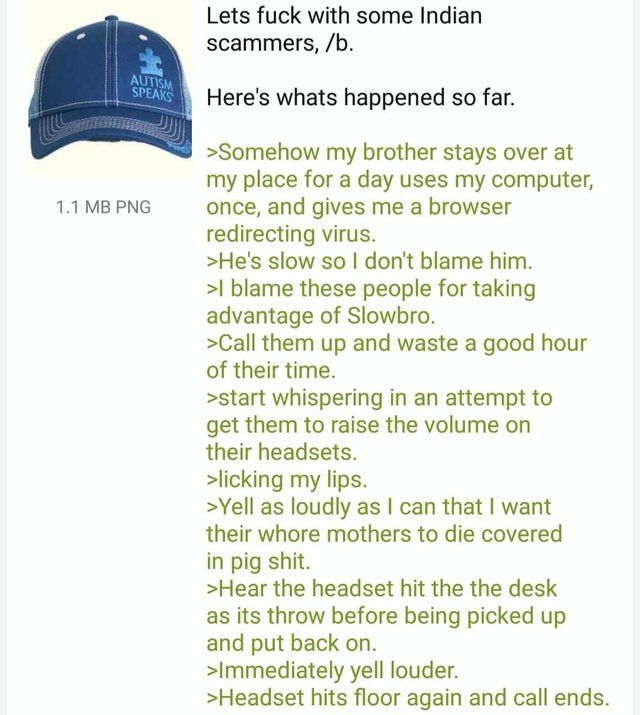 Anon calls scammers
