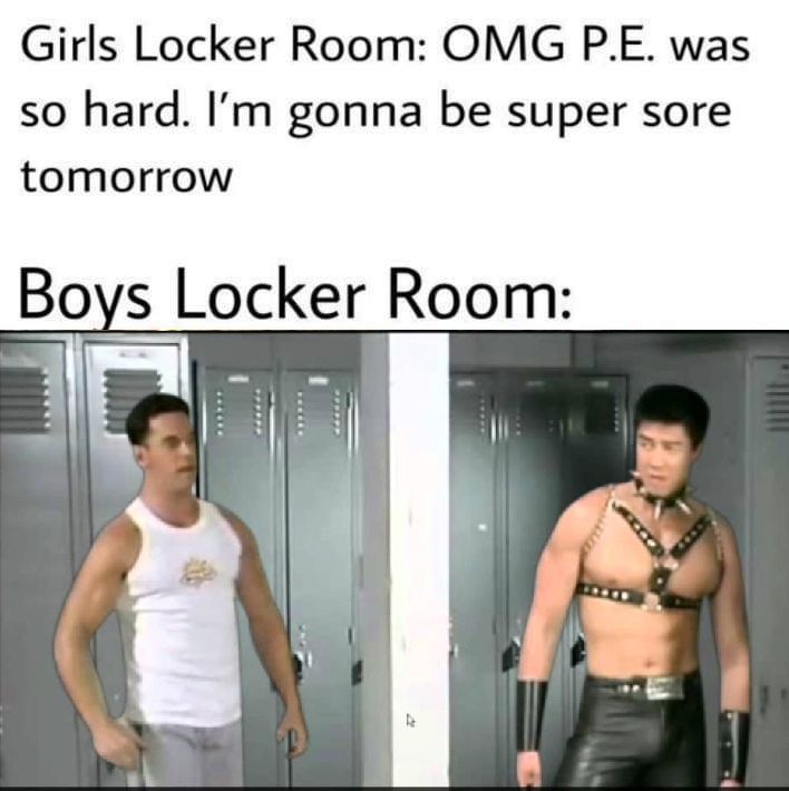 boys of the locker room