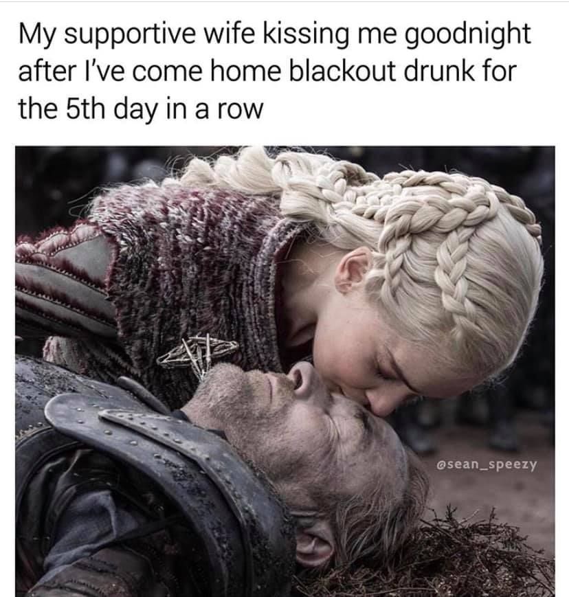 thank you, supportive wife
