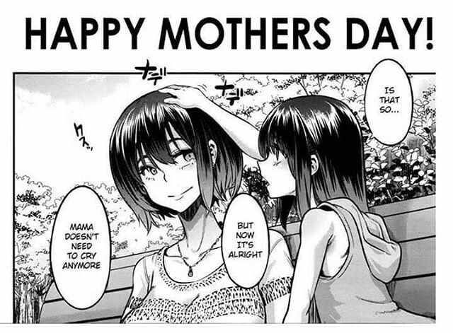 Happy mother's day, everyone! Be sure to tell your mama how much you appreciate her!