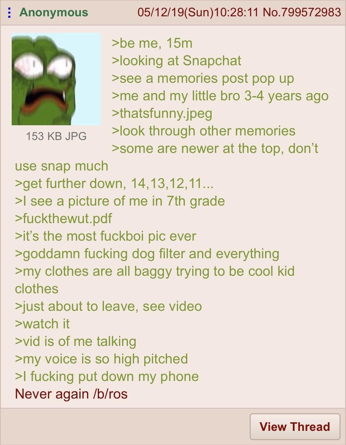Anon better forget