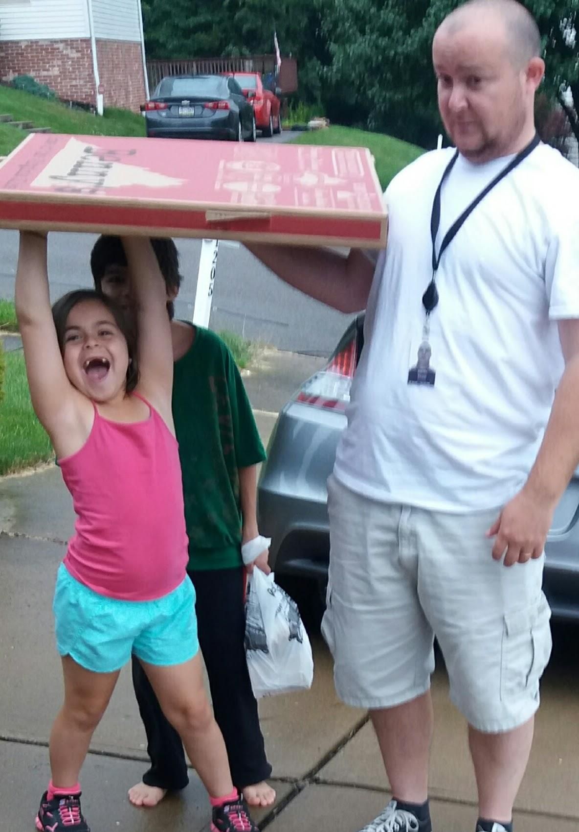 May something in life make you as excited as this giant pizza once made my daughter.