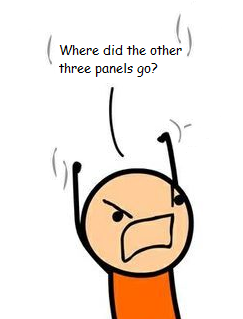 When you lose the remaining three panels