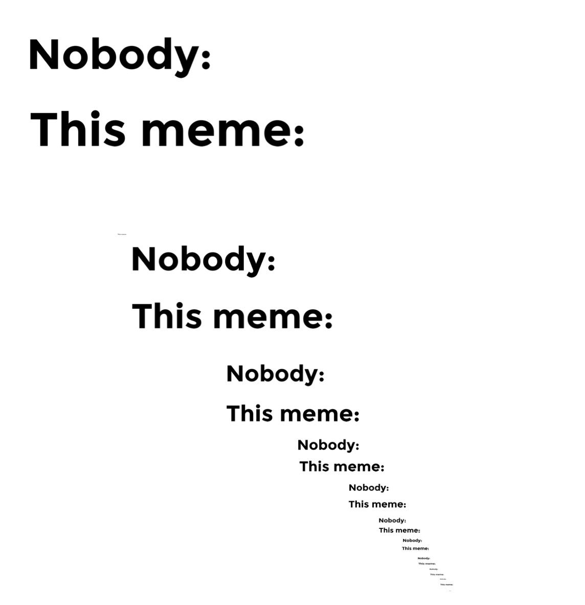 Nobody: