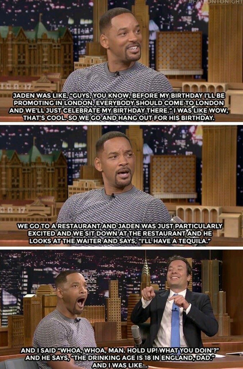 Will Smith getting outsmarted by his son