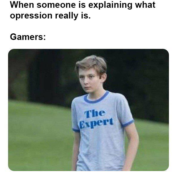 Gamers are oppressed