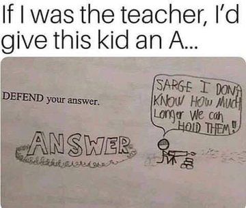Defend your answer