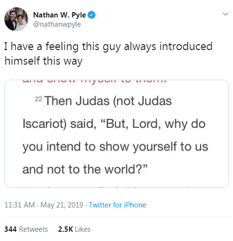 Judas (the good one)