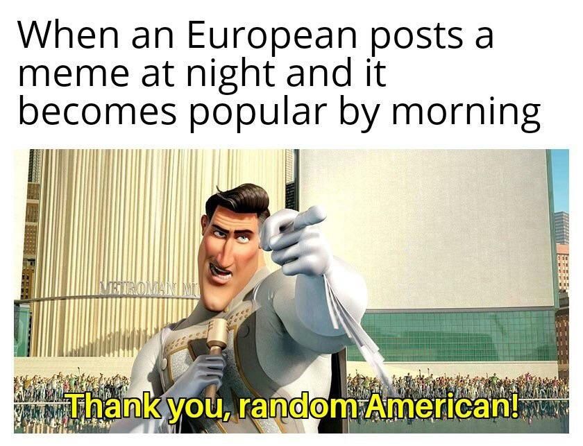Americans! Thank you
