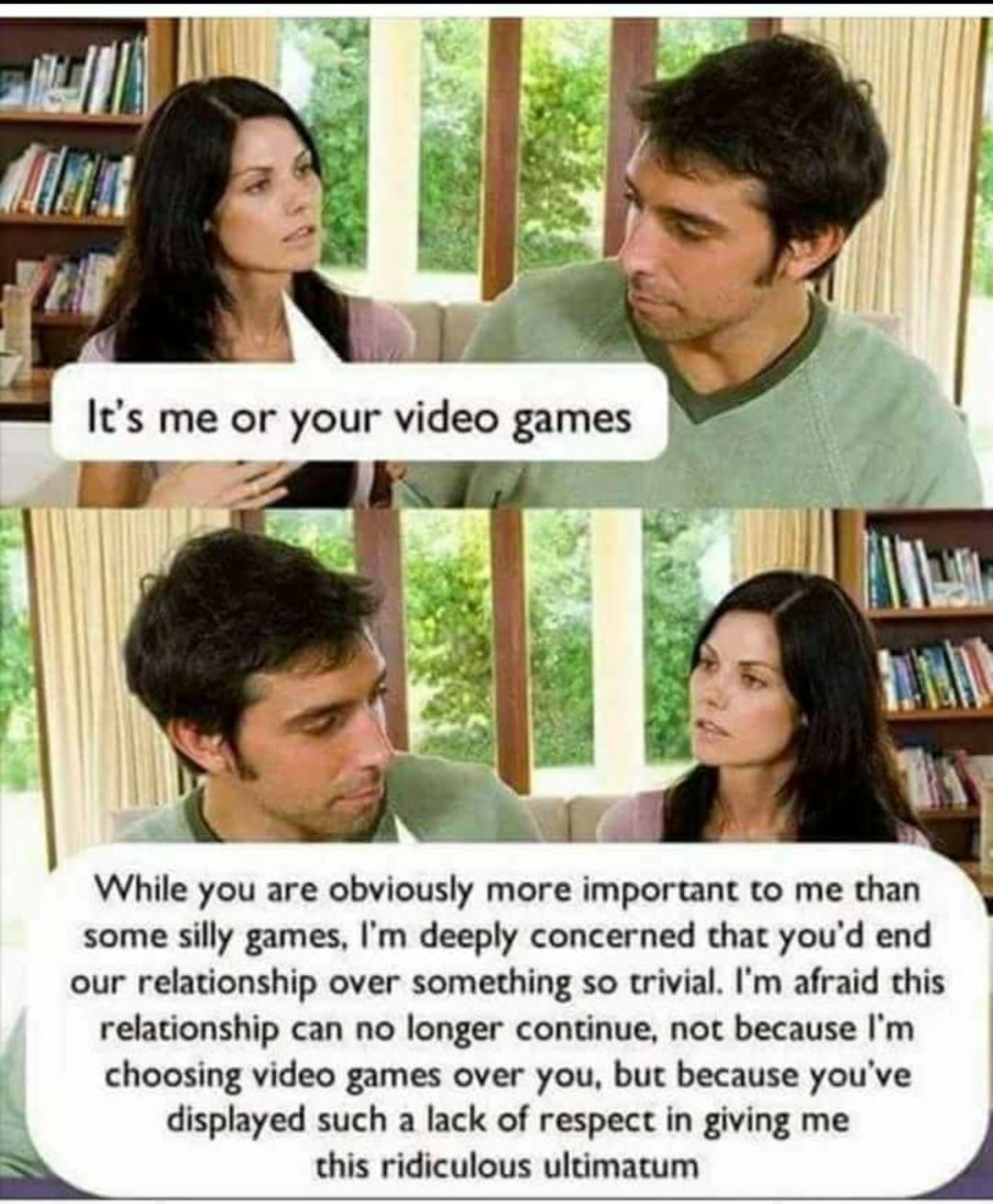 I choose video games