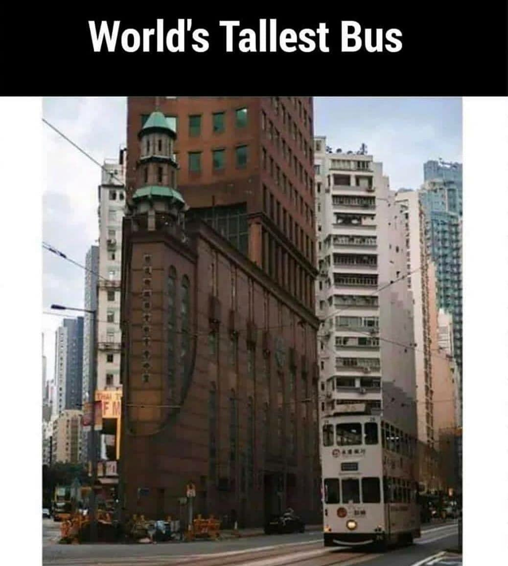World's Tallest Bus